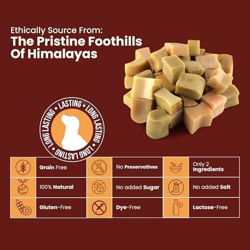 KATHMANDU'S Yak Chew Nuggets Dog Treats 1 lb Himalayan Cheese Bites