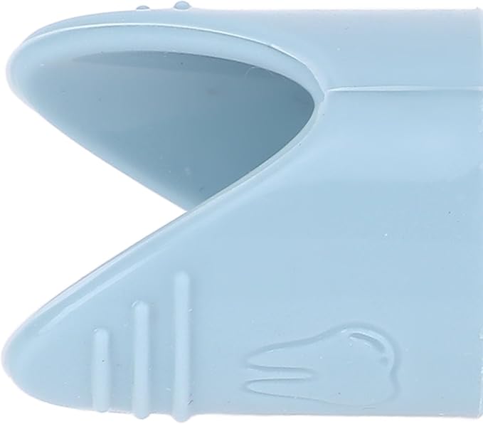 TOPINCN Silicone Dog Finger Toothbrush 360 Degree Food Grade for Dogs Cats Care with Flexible Design for Oral Clean (Blue)