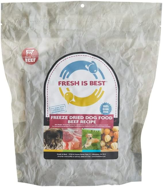 Fresh Is Best Beef Freeze Dried Dog Food – High-Protein Beef Dog Treats