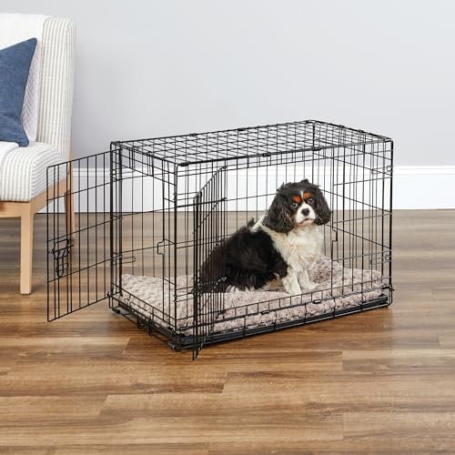 New World by Midwest 30-Inch Double Door Crate, Medium Breeds, 21-40 lbs
