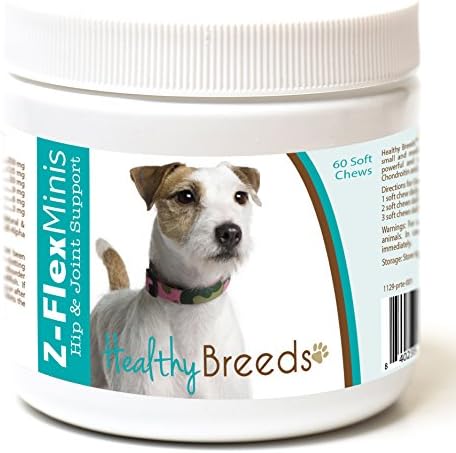 Healthy Breeds Parson Russell Terrier Z-Flex Minis Hip and Joint Support Soft Chews 60 Count