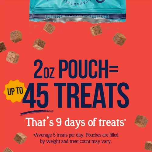 Stewart Freeze Dried Dog Treats, 100% Beef Liver, 2 oz Pouch