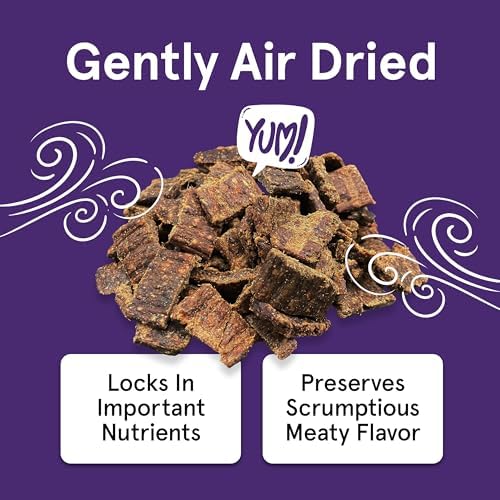 Real Meat Dog Treats - Three 12oz Bag of Bite-Sized Air-Dried Lamb & Liver Jerky for Dogs - Grain-Free Jerky Dog Treats Made up of 95% Quality, Free-Range, Grass Fed Lamb - All-Natural Dog Treats