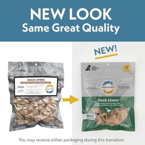Fresh Is Best Duck Liver Freeze Dried Dog Treats – High-Protein Pet Bites