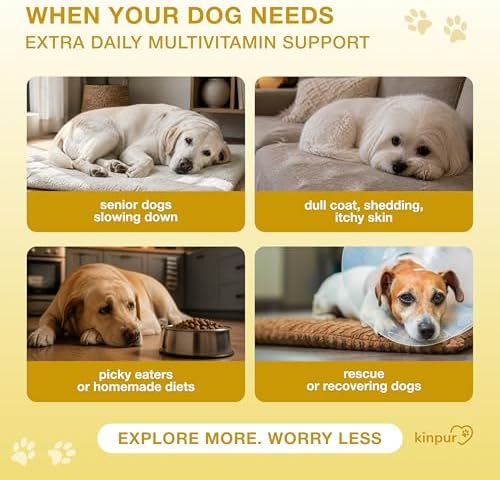 20 in 1 Multivitamin for Dogs - Immune Dog Supplements, 180 Soft Duck Chews | Vitamins for dogs with Glucosamine - Digestive, Skin & Coat Support, Probiotics, Joint Health - Puppy to Senior, All Breeds