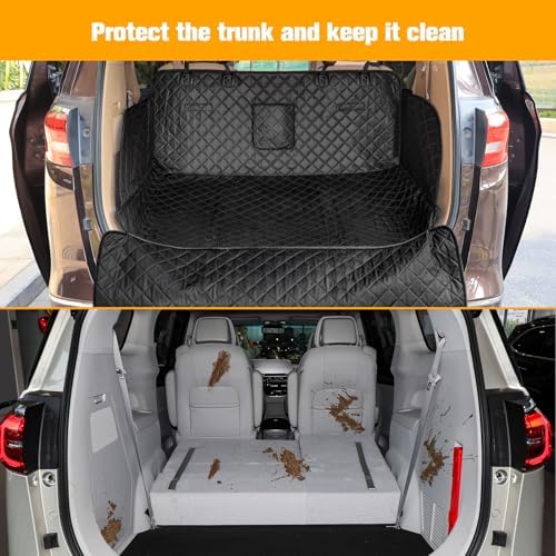 PETICON SUV Cargo Liner - PU Leather, Bumper Flap