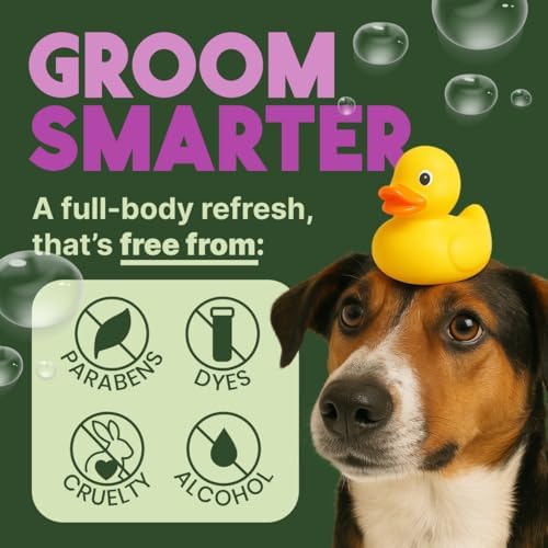 TropiClean Dog Detangler Spray Dematting, Leave-in Conditioner, 16oz. | Dematting Spray | Sweet Refreshing Scent | For Doodles & All Coat Types | Made in USA