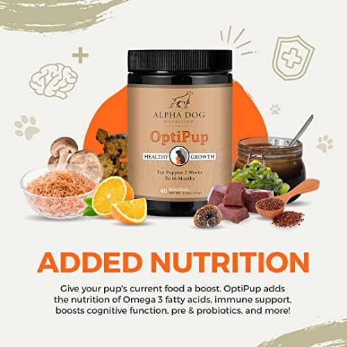 OptiPup All-in-1 Puppy Multivitamin by Alpha Dog Nutrition