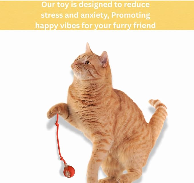 Interactive Cat Toy Ball – Automatic Self-Moving, Motion-Activated, USB-Rechargeable, Quiet LED Chase Modes, Indoor Exercise & Enrichment for Bored Cats & Kittens