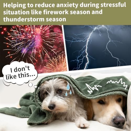 Nanaki Dog Calming Hoodie Dog Hematoma Ear Wraps for Dogs-Ear Protection | Grooming and Force Drying Dog Ear Protector,Dog Ear Muffs Head Warp For Fireworks Anxiety Relief,Ear Protection Head Cover