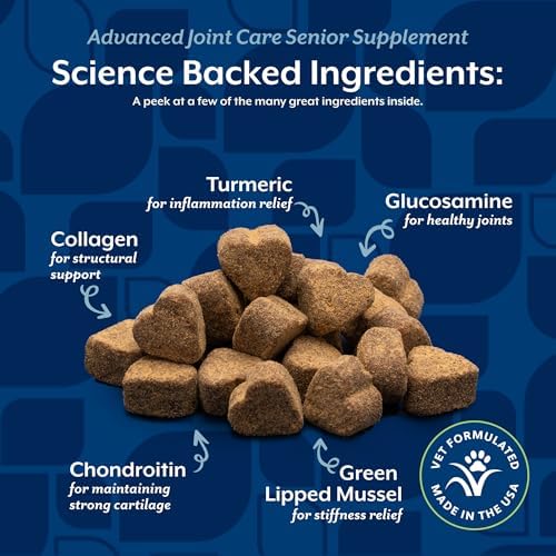 NaturVet Senior Advanced Joint Health Dog Supplement - 120 Ct