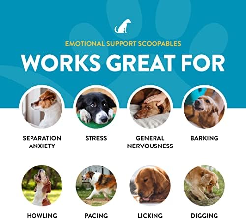 NaturVet Emotional Support Scoopables for Dogs Food Topper - 11oz