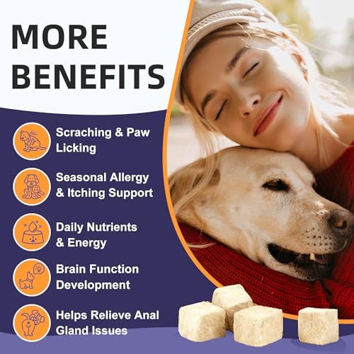 NATURE TARGET Probiotics for Dogs, 6 Billion CFU, Pumpkin, 120 Chews