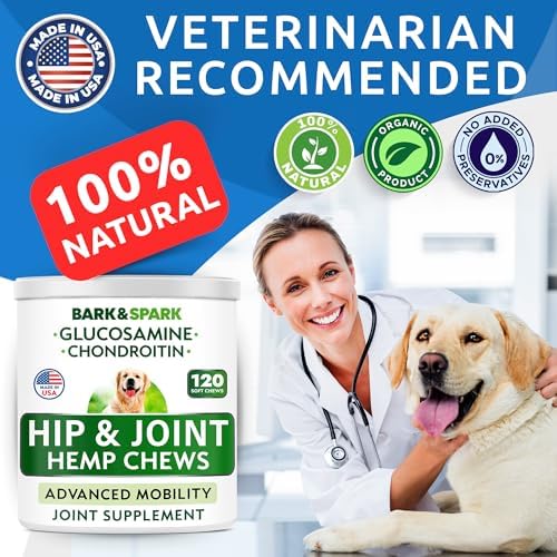 Advanced Joint Hemp Chews for Dogs Mobility - Hip&Joint Pain Relief Treats