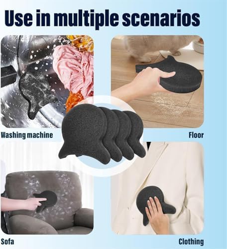 Pet Hair Remover for Laundry, Reusable Dog & Cat Hair Remover Tool, Effectively Removes Pet Hair, Lint and Dander from Bedding and Clothing, Suitable for Washing Machines, Dryers 8PCS