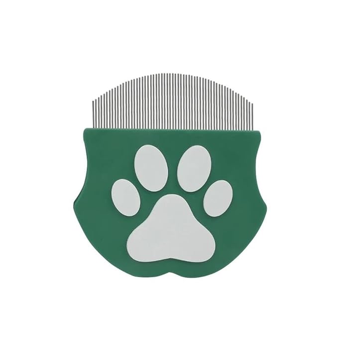 Cat Dog Comb Chin Care Gentle Grooming Brush Pet Safe Slicker Tool For Daily Fur Cleaning Supplies Brushes(Late Smoke)