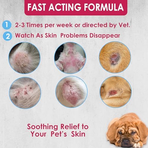 Truseb Chlorhexidine Shampoo for Dogs Cats & Horses with Aloe Vera - Medicated Antibacterial Antifungal Ketoconazole Dog Shampoo and Conditioner -Skin Irritation, Hot Spots, Redness Relief (16 oz)