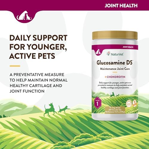 NaturVet Maintenance Joint Care with Chondroitin, Dogs & Cats, 240ct