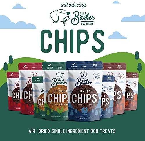 Beg & Barker Chicken Chips for Dogs - Single Ingredient, 8oz