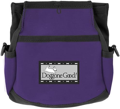 Doggone Good Rapid Rewards Deluxe Dog Training Bag with Belt, Purple
