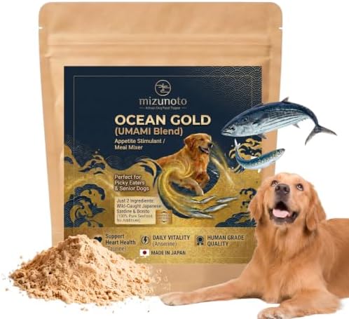 Dog Food Fish Powder Toppers, Sardine Bonito, Picky Eaters, 60 uses, 3.5oz