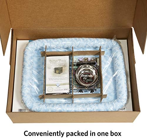 MidWest Homes for Pets Blue Fashion iCrate Starter Kit, 24-inch Dog Crate Bundle for Small Dogs, Includes Cage, Pet Bed, 2 Bowls and Privacy Cover
