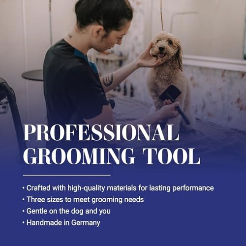 Chris Christensen Baby K Dog Slicker Brush, Small, Black