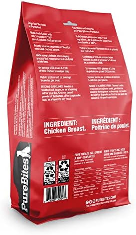 PureBites Chicken Single Ingredient Freeze Dried Dog Treats, 28 oz
