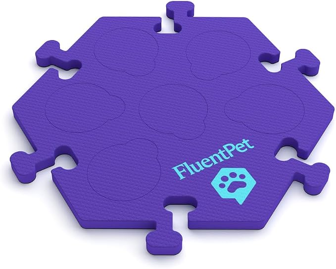 HexTile Dog & Cat Button Learning Kit, Purple