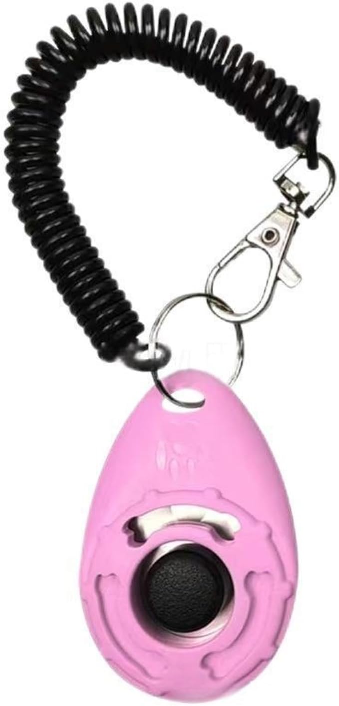 1-Pack Pet Clicker for Dogs, Pink