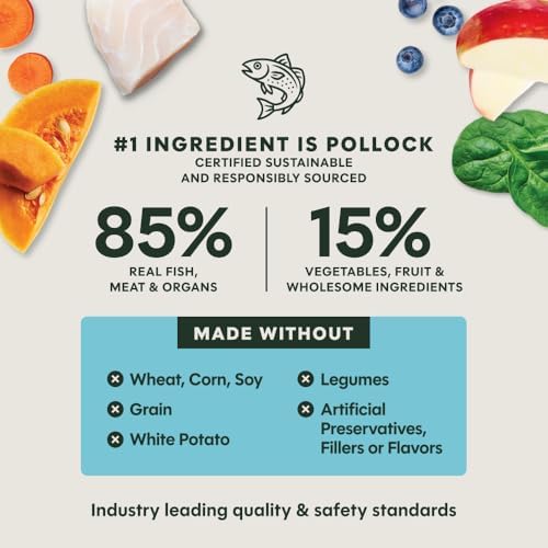 Instinct Freeze Dried Meals, Natural Dog Food, Wild-Caught Pollock, 14 oz.