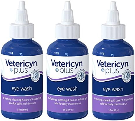 Vetericyn Plus All Animal Eye Wash, 3 oz (3 Pack)