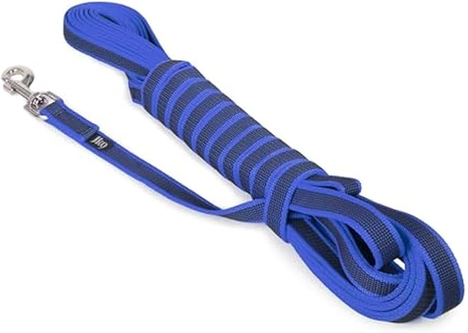 Color & Gray Super-Grip Leash with Handle, 0.79 in x 32.8 ft, Blue-Gray