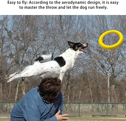 Dog Balls Toy for Aggressive Chewers (Yellow Ring)