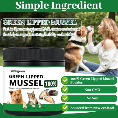 2 Pack Green lipped Mussels for Dogs Hip & Joint Care