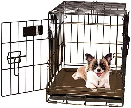 K&H Cat Bed, Self-Warming Crate Pad, Adjustable Fit, Extra Small, Mocha