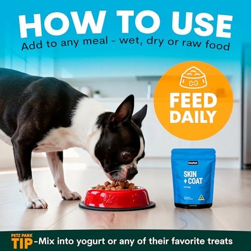 Petz Park Dog Skin and Coat Supplement with Omega-3