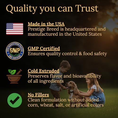 Cocker Spaniel Multivitamins, 90 Count, Made in the USA with Real Bacon.