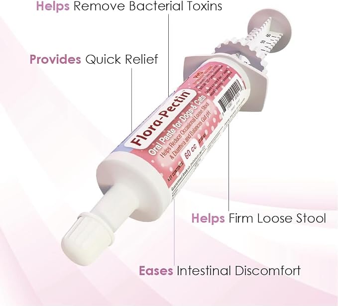 Oral Paste for Dogs & Cats-Helps Reduce Occasional Loose Stool & Diarrhea, Balance Gut pH, Support Normal Digestion & Intestinal Flora-Fast Acting (60 CC - Tasty Chicken Flavor) - 2 Pack