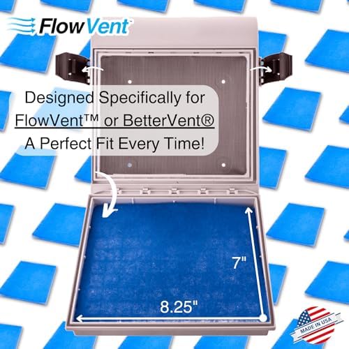 Indoor Dryer Vent Filters | Dual Filter Lint Trap for Electric Dryers | No-Water Required, Low Maintenance | Captures Lint & Dust for Cleaner Indoor Air | Made in the USA