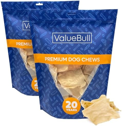 ValueBull USA Beef Collagen Chips Dog Chews, 100 Count