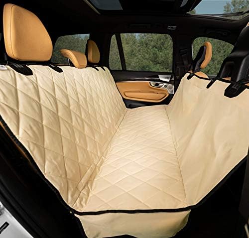 Plush Paws Premium Rear Seat Protector - Small Tan, Hammock