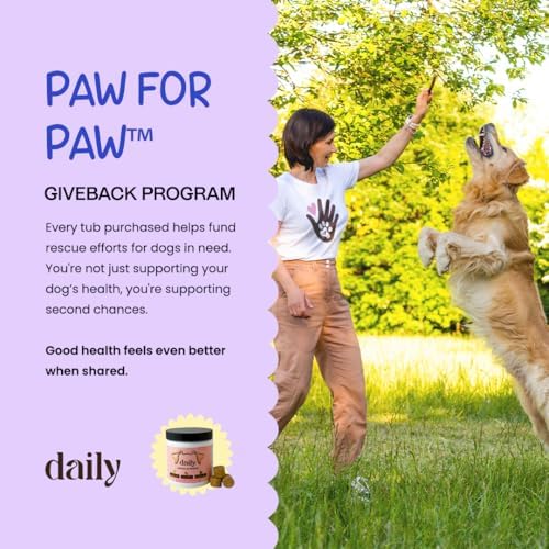 Probiotics for Dogs, Gut Health, Digestive Support & Occasional Diarrhea Relief - Turkey Flavor - 30 Soft Chews