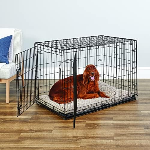New World by Midwest 42-Inch Double Door Crate, for Large Breeds, 71-90 lbs