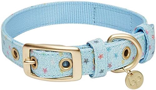 Blueberry Pet The Most Coveted Holo Glitter Dog Collar with Flower