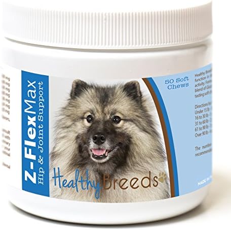Healthy Breeds Keeshonden Z-Flex Max Hip and Joint Soft Chews 50 Count
