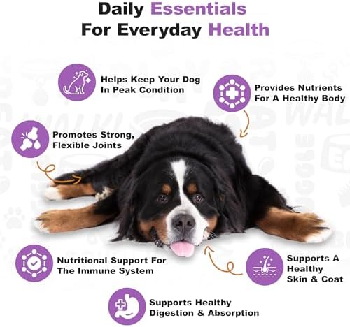 Doggie Dailies 5-in-1 Multivitamin Soft Chews, Peanut Butter, 225 Count | Supports Skin and Coat, Joint Health, Digestion & Immune Function for Dogs, Antioxidant-Rich Daily Supplement