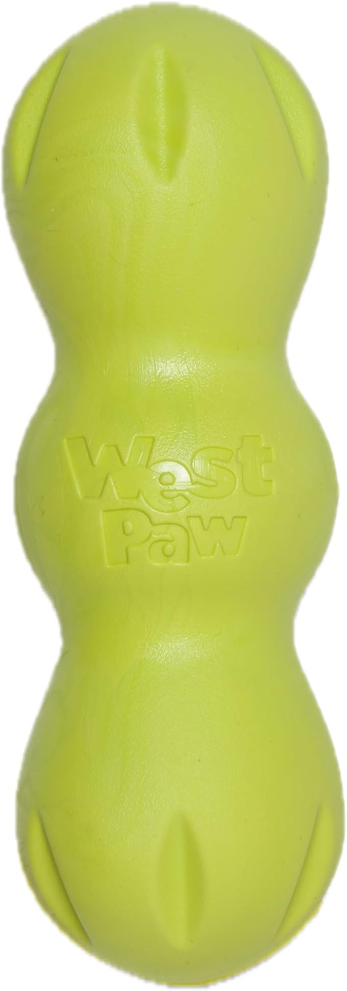 WEST PAW Zogoflex Rumpus Dog Chew Toy – Floatable Toy for Dogs, Aggressive Chewers – Puppy Chewing Toys for Catch, Fetch – Recyclable, Dishwasher-Safe, Medium 6.25", Granny Smith