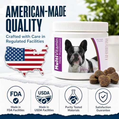 Healthy Breeds French Bulldog All in One Multivitamin Soft Chew 120 Count