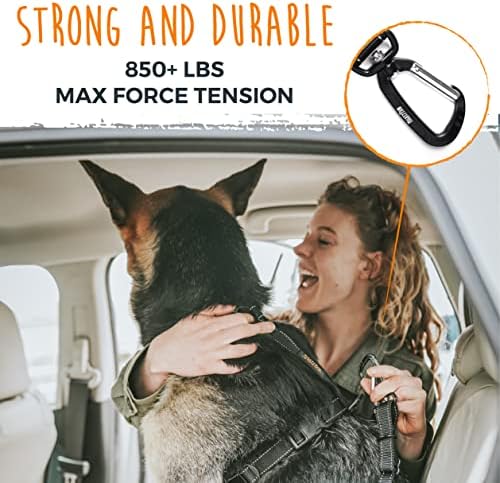 Mighty Paw Dog Seat Belt for Car - LATCH Compatible, Aviation Grade Aluminum